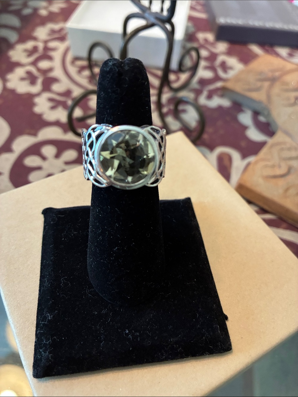 Silpada sterling, silver, and citrine ring. Size 7. Beautiful!